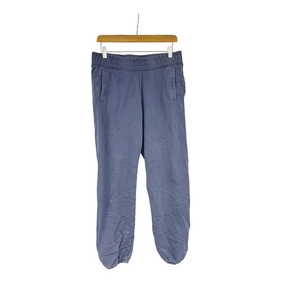 Offline Aerie Blue Mineral Wash Jogger Sweatpants Womens Size Medium Long